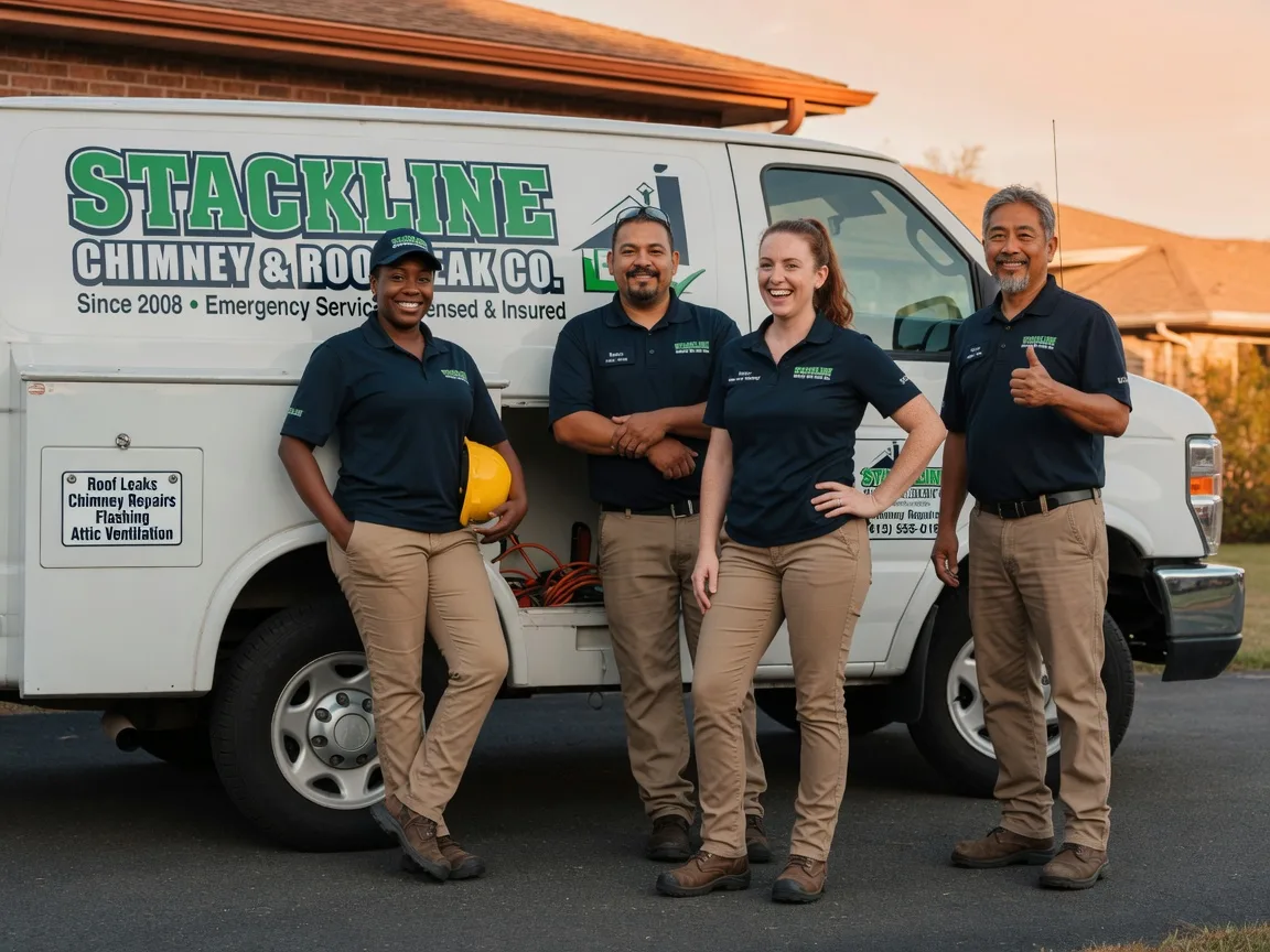 Chimney flashing repair company in Horton, MI